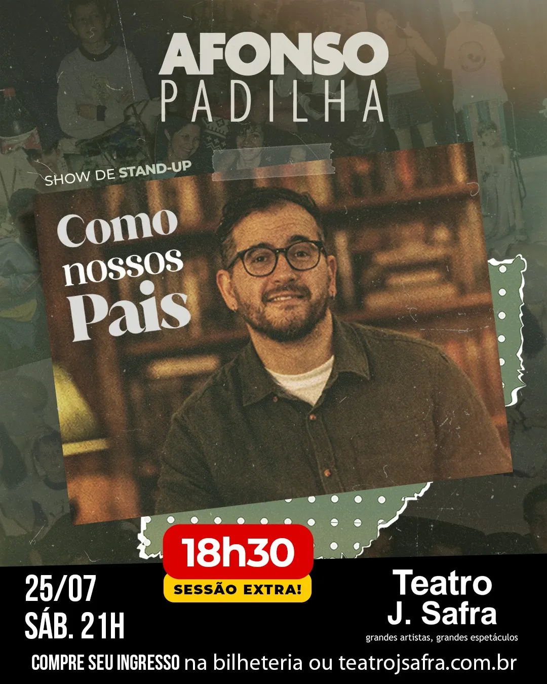 Pôster do show: Como Nossos Pais - São Paulo/SP - 25/07 18:30