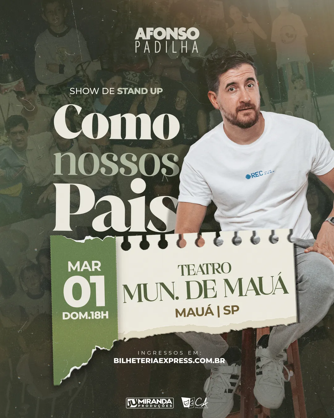 Como Nossos Pais - Mauá/SP - 01/03 18:00